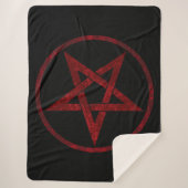 Couverture Sherpa Pentagram Red Devil (Devant)