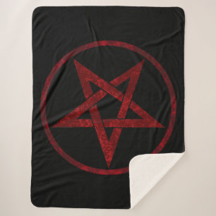 Couverture Sherpa Pentagram Red Devil