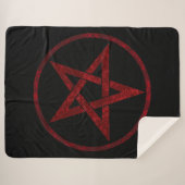 Couverture Sherpa Pentagram Red Devil (Devant (Horizontal))