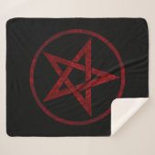 Couverture Sherpa Pentagram Red Devil (Devant (Horizontal))