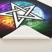 Couverture Sherpa pentagramme du Wiccan (3/4)