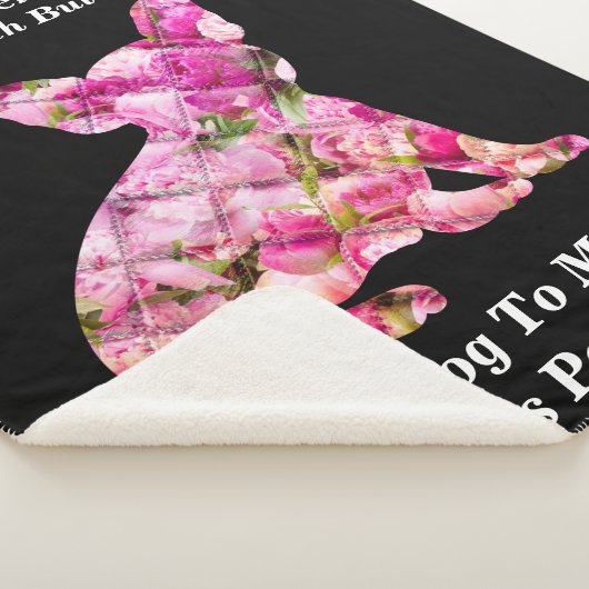 Couverture Sherpa Peony Rempli Français Bulldog Personnalité Traits (3/4)