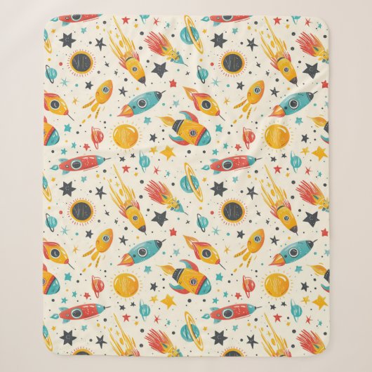 Couverture Sherpa Pépinière spatiale patte transparente (Devant)