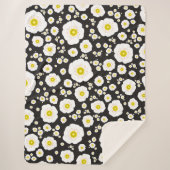 Couverture Sherpa Pépites blanches Blanche Sherpa (3 Tailles) (Devant)