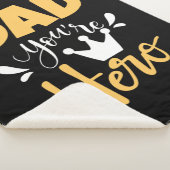 Couverture Sherpa Père Cadeau Papa Tu Es Héros (3/4)