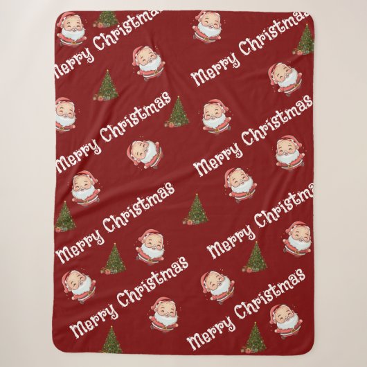 Couverture Sherpa Père Noël (Devant)