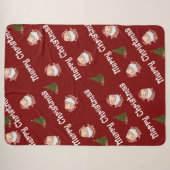 Couverture Sherpa Père Noël (Devant (Horizontal))
