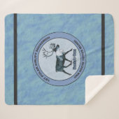 Couverture Sherpa Père Noël 1er Polar Airlift Sqdn - Subduit (Devant (Horizontal))