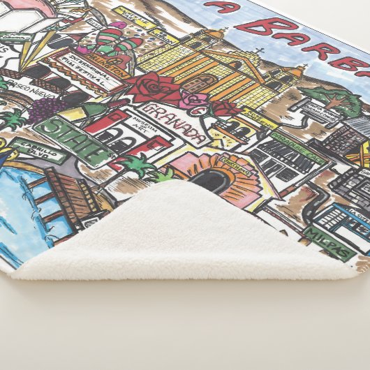 Couverture Sherpa Père Noël Barbara Sherpa Throw Blanket (3/4)