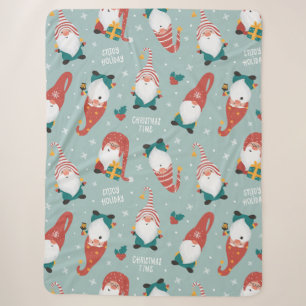 Couverture Sherpa Père Noël Christmas Sherpa Blanket