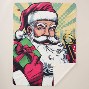 Couverture Sherpa Père Noël de bande dessinée/Noël 