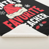 Couverture Sherpa Père Noël Enseignant préféré Noël Père Noël (3/4)