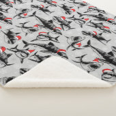 Couverture Sherpa Père Noël Shark Motif (3/4)
