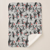 Couverture Sherpa Père Noël Shark Motif (Devant)