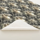Couverture Sherpa Perles dorées (3/4)