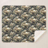 Couverture Sherpa Perles dorées (Devant (Horizontal))