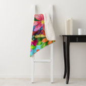 Couverture Sherpa perroquet coloré (En situation)