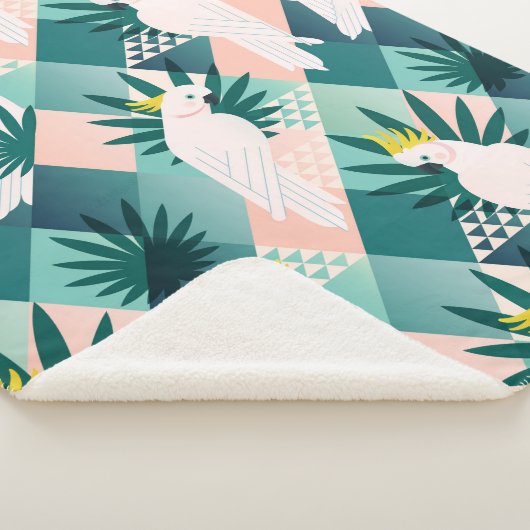 Couverture Sherpa Perroquet sur Palm 1 (3/4)