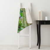 Couverture Sherpa Perroquet vert (En situation)