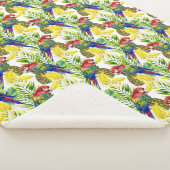 Couverture Sherpa Perroquets Et Fruits Tropicaux (3/4)