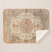 Couverture Sherpa Persia Tabriz Blush Peachy  (Devant (Horizontal))