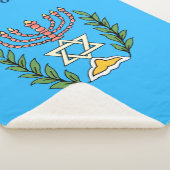 Couverture Sherpa Persian Magen David Menorah (3/4)