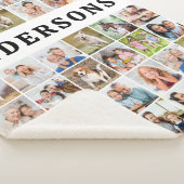 Couverture Sherpa Personalized 36 Photos Collage Cute Trendy Family (3/4)