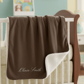 Couverture Sherpa Personalized baby blanket with name
