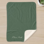 Couverture Sherpa Personalized baby blanket with name
