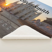 Couverture Sherpa Personalized Baby Milestone Blanket with photo (3/4)