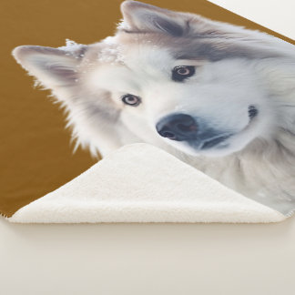 Couverture Sherpa Personalized Dog Photo Blanket