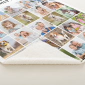 Couverture Sherpa Personalized Family Photo Collage Cute 25 Picture (3/4)