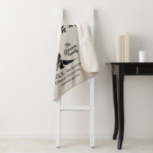 Couverture Sherpa Personalized Family Tree Black And Tan (En situation)