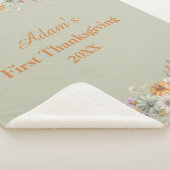 Couverture Sherpa Personalized First Thanksgiving (3/4)