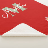 Couverture Sherpa Personalized Kids' Blanket with Initial and Daisi (3/4)