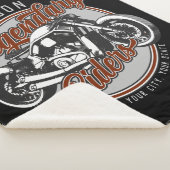Couverture Sherpa Personalized Motorcycle Legendary Rider Biker (3/4)