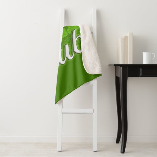 Couverture Sherpa Personalized NAME Golfer Green Golf Course Club (En situation)