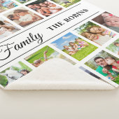Couverture Sherpa Personalized Photo Collage Blanket Photo (3/4)