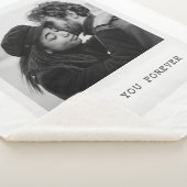 Couverture Sherpa Personalized Photo – Love You Forever (3/4)
