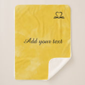 Couverture Sherpa Personalized Sherpa Blanket for Cozy Baby Snuggles (Devant)