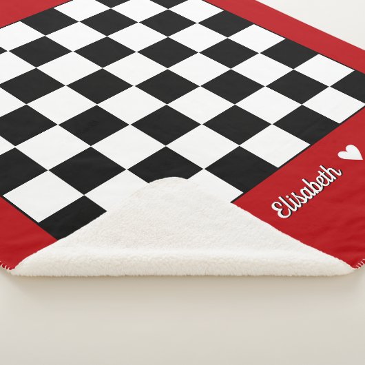 Couverture Sherpa personnalisable avec conception  (3/4)