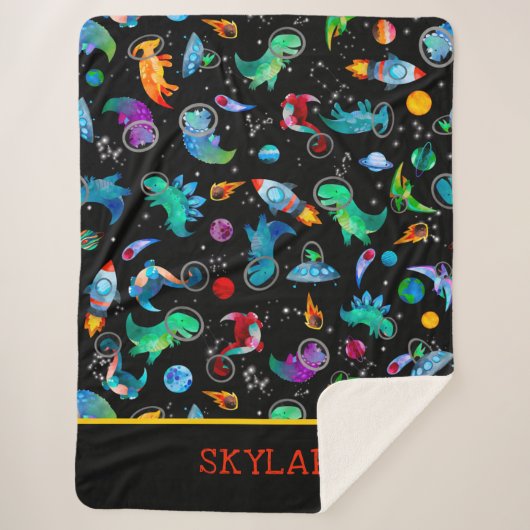 Couverture Sherpa Personnalisation de l'espace d'aquarelle des astro (Devant)