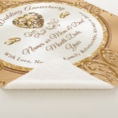 Couverture Sherpa Personnalisé, 50e anniversaire de lancement de cou (3/4)