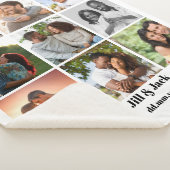 Couverture Sherpa Personnalisé 9 Photo Collage Modèle pour couples (3/4)