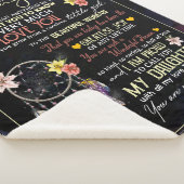 Couverture Sherpa Personnalisé À Ma Fille Amour De Maman (3/4)