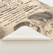 Couverture Sherpa Personnalisé À Ma Fille, L'Amour De Maman Blanket (3/4)