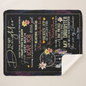 Couverture Sherpa Personnalisé À Ma Fille, L'Amour De Maman Dreamme (Devant (Horizontal))