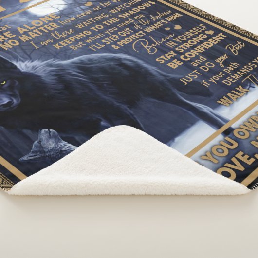 Couverture Sherpa Personnalisé À Mon Fils (3/4)