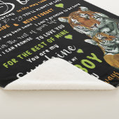 Couverture Sherpa Personnalisé À Mon Fils De Love Maman (3/4)