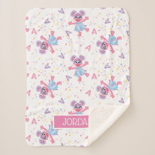 Couverture Sherpa Personnalisé Abby Cadabby Sparkle Motif (Devant)
